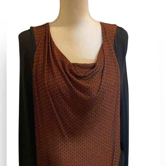 NWT Bai Amour French Lagenlook Dress. Brick Red Color.  Medium - Picture 4 of 9